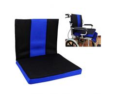 HRRH Cuscino per Sedia A Rotelle, Antidecubito A Nido dApe Traspirante Comfort Sedia A Rotelle Indietro Oxford Panno Materiale Cuscino, (16 * 17,7 * 1,6 Pollici)