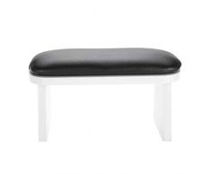 Poggiabraccio for unghie - Poggiapiedi for manicure for nail art, Cuscino Materiale in pelle in microfibra Supporto for nail art morbido antiscivolo, for uso tecnico for unghie (Colore : Black)