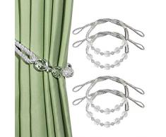 Fermatenda Con Nappa In Poliestere Beige - 4 Pezzi: Eleganza Per Le Tue Tende