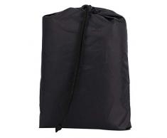 Fodera per letto pieghevole Mobili fodera protettiva antipolvere, fodera per letto pieghevole per esterni per casa, per sedia a sdraio, cortile, sedia, tessuto Oxford 210D nero(85*33*107cm)