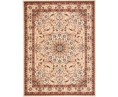 Carpeto Rugs Tappeto Salotto Orientale Persiano Pelo Corto - Tappeti Soggiorno Persiani Originali - Tappeti Salotto Grandi Dimensioni - Tappeti Camera da Letto - Beige - 300 x 400 cm