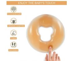 Cuscino in silicone morbido massaggio, spa salone di bellezza cura della pelle del viso morbido silicone overlay face relax pesare pad, salon care cuscino cuscino relax testa culla cuscino