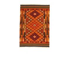 Kilim Carpets by Jalal Tappeto Kilim Sivas 1 Rosso/Multicolore 160 X 230 cm
