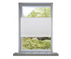 LIUBIAONET Tenda plissè 110x125cm Bianca Arredo