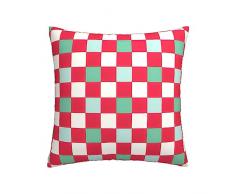 emlovosy Federa per cuscino con texture morbida antipolvere in poliestere ondulato stampato federa per cuscino per la casa