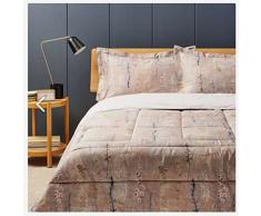 Zucchi Trapunta invernale Matrimoniale Double face in pregiato raso di cotone Beige Art. Orione 260x260cm