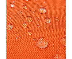 Breaker Teflon - tessuto in poliestere con un rivestimento acrilico - stoffa al metro (Arancione)