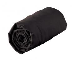 Douceur DIntérieur - 1640333, Lenzuolo Con Angoli Matrimonia , 160 X 200 Cm , Jersey Uni , Jersey Unito , Nero