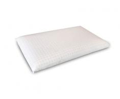 Soffim PDA Guanciale Lattice saponetta Rivestimento Jersey 100% Cotone Interno Lattice, 42x72x15 cm Made in Italy