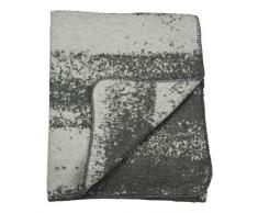 Zenoni & Colombi Plaid Nassau in Misto Lana 140x185cm (Grigio)