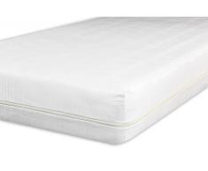 V.I.P. Very Important Pillow V.I.P. Sacco Coprimaterasso in Cotone Fasciato Lavorazione Jacquard con Zip, Facile da Infilare, Matrimoniale cm 170 x 200 h. 27 cm, Cerniera su 3 Lati, 22