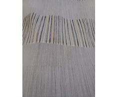 Generico Tenda a metraggio con Fasce cinigliate Alta 300 Centimetri per Balcone o Finestra 2 tonalità di Colore (Grigio Azzurro)