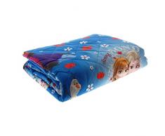 Frozen CF351001063 Copriletto Trapuntato, Poliestere, Azzurro,170 x 260 cm