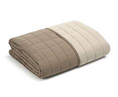 Caleffi TRAPUNTINO COPRILETTO Trapuntato Modern Letto Matrimoniale Microfibra (Tortora)