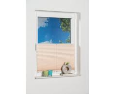K-home 425040 Tenda Veneziana Oscurante, Fissaggio con Morsetti, Colore: Crema, Beige, 60 x 130 cm