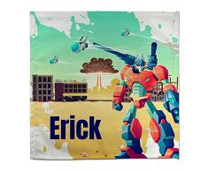 Tovaglioli stoffa bambini. Tovaglioli stoffa. Tovaglioli personalizzati. Vari disegni. ROBOT