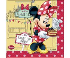 TOVAGLIOLI MINNIE CAFE 20 PEZZI 33X33CM