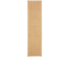 carpetfine Tappeto Sisal passatoia Beige 75x350 cm | Tappeto moderno per soggiorno e camera da letto