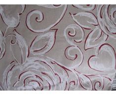 Tuttoperlacasashop Stoffa Tessuto per TOVAGLIA-Cuscino- Tenda Country provenzale 1 mt Camelia R