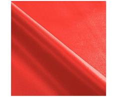 emmevi Tessuto Ecopelle Finta Pelle Rossa Rivestimento su Misura Divano Poltrona Sedia Cuscino Tovaglia Proteggi Tavolo 100% Made in Italy MOD.SKAY 140X160 Rosso