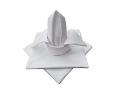 Lemos Home - Tovaglioli in Tessuto di Cotone, 45 x 45 cm, 4 Pezzi