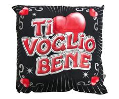 Cuscino Nero Ti Voglio Bene Idea Regalo per San-Valentino 45 Cm PS 21181
