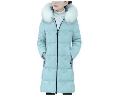 Zilosconcy Cappotto da donna imbottito a maniche lunghe invernale con cappuccio Capispalla da donna Trapuntino 100 Grammi