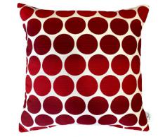 Tom Tailor, Federa per cuscino, 50 x 50 cm, Rosso (Rot)
