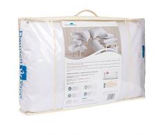 Daunen Step Cuscino in piuma President | 50x80 cm - standard Italia Per chi dorme di schiena o di lato Doppia camera (piumino/piumetta)