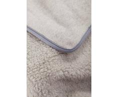 COPERTA IN LANA MERINO BAMBINO COPERTA 120 x 150 cm WOOLMARKED. BAMBINO GRIGIO COPERTA. BABY COPERTA. SINGOLO GRIGIO COPERTA. regalo perfetto ! PRODOTTO NATURALE