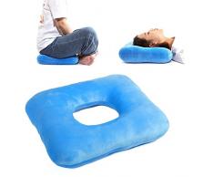 Cuscino antidecubito traspirante per emorroidi, gravidanza, piaghe da decubito, sedia a rotelle, seduta prolungata, cuscini per uso quotidiano