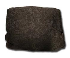 Euroricami Viterbo Corredocasa - Copridivano Elastico 2 Posti, Poliestere-Cotone, Marrone, da 110 a 150 cm
