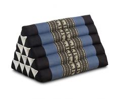 livasia | Cuscino Triangolare thailandese | Sostegno della Schiena e della nuca | Cuscino Relax dai Colori allegri