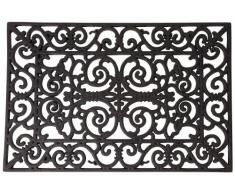 Esschert Design - Zerbino rettangolare, offerto di varie dimensioni, colore: Nero