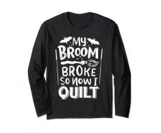 La mia scopa si è rotta così ora ho trapunta uncinetto cucito a maglia Maglia a Manica