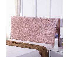 Copritestata Letto Matrimoniale Bianco/Nero Elastica Copertura Per Testiera Per Letto, Copritestiera Letto, Antipolvere Protezione Copertura Cotone Addensare Antigraffio Cuscino,F-180X75CM