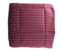 ZUCCHI - Trapunta matrimoniale satin “VINCA” cm. 260x260 col. 61 Bordeaux