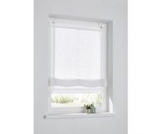 Hedda - Tenda a pacchetto in lino bianco orlo a giorno cavo, ricamato, dimensioni: larghezza 60 cm x altezza 140 cm