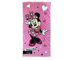 Minnie | Telo Mare o Piscina In Spugna | 100% Cotone | 70 x 140