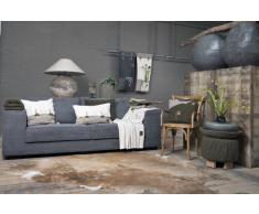 Knit Factory 121112 - Coperta lavorata a maglia, 130 x 160 cm Antracite