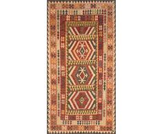 Vilber - Tappeto, Vinile, KILIM.2570, 40 x 78 x 0.22 cm Multicolore