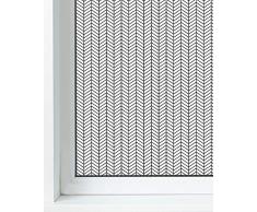 Panorama Pellicola per Finestre Treccia 120x200 cm - Pellicola Vetri Finestre - Adesivi Vetro - Pellicola Adesiva - Pellicola Oscurante per Vetri Finestre - Pellicola Oscurante Privacy Finestre