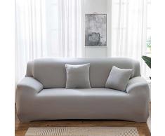Fodera per divano in tinta unita, 1, 2, 3, 4 posti, Klippan con tessuto spandex, protezione per divano a prova di polvere, fodera per divano ad alta elasticità con fondo elastico