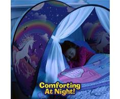Premewish Tende da Sogno, Magical World Tents, Kids Fantasia Casa, Caldo Bambini Tenda (Unicorno)