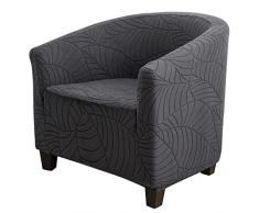 uyeoco Copripoltrona 1 Posto Elasticizato,Fodere Copripoltrona Universale,Copripoltrona da Cocktail Chesterfield Rimovibile Lavabile Antiscivolo per Bancone Soggiorno Tullsta (Color : #18)