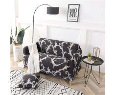 Fodere Copridivani Copridivano,Copridivano Universale Elastico Antiscivolo 1/2/3/4 Posti Ramo Della Ricchezza Copridivano Per Poltrona Con Protezione Antipolvere Stampata All-Inclusive, Federa 45X45