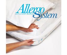 Allergosystem Set Antiacaro da Viaggio Nuvola coprimaterasso, 90x200x20 e copricuscino, 50x80, 100% Polipropilene, 90x200x20cm