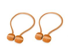 Tex family CALAMITA Ferma Tenda Smart © TIEBACK Fibbia per Tende 2 Pezzi - Arancio