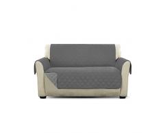 PETCUTE Copripoltrona per divano trapuntato Luxury Resistente all'acqua Extra morbido Tutte le misure Grigio