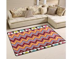 LIANCHENYI azteco etnico geometrico triangolo tribale antiscivolo zerbino tappeto tappeto tappetini zerbino indoor outdoor bagno 36 x 24 in